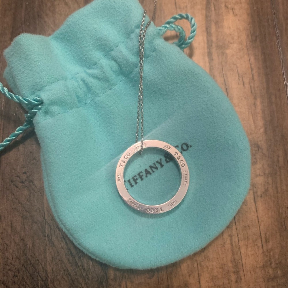 Tiffany & Co. Silver Circle Necklace
